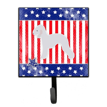 Micasa USA Patriotic Bedlington Terrier Leash or Key Holder MI224172